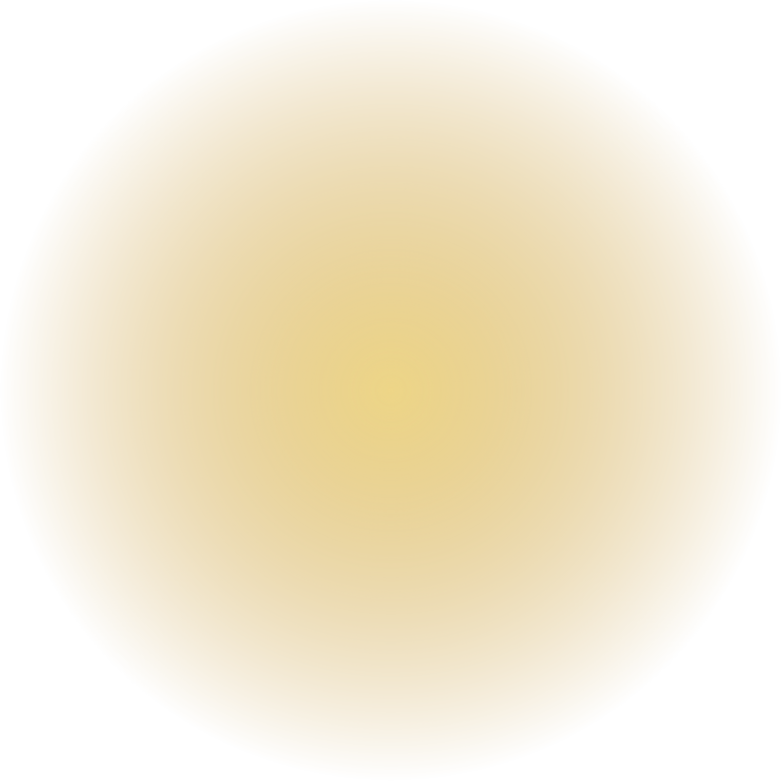 golden glowing circle